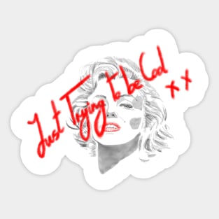 Marilyn Monroe - Cool Sticker